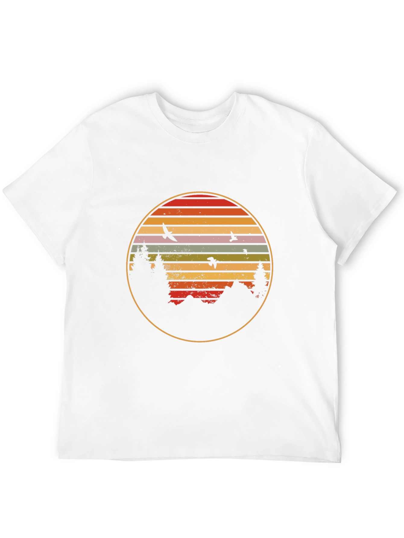 Retro Sunset Nature T-Shirt
