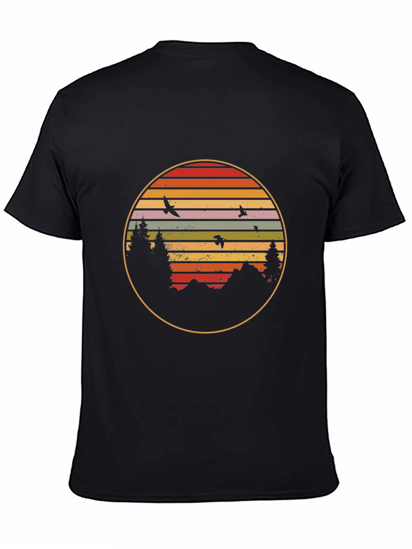 Retro Sunset Nature T-Shirt