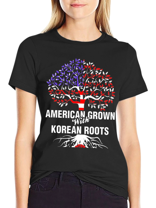 American Grown with Korean Roots T-Shirt
