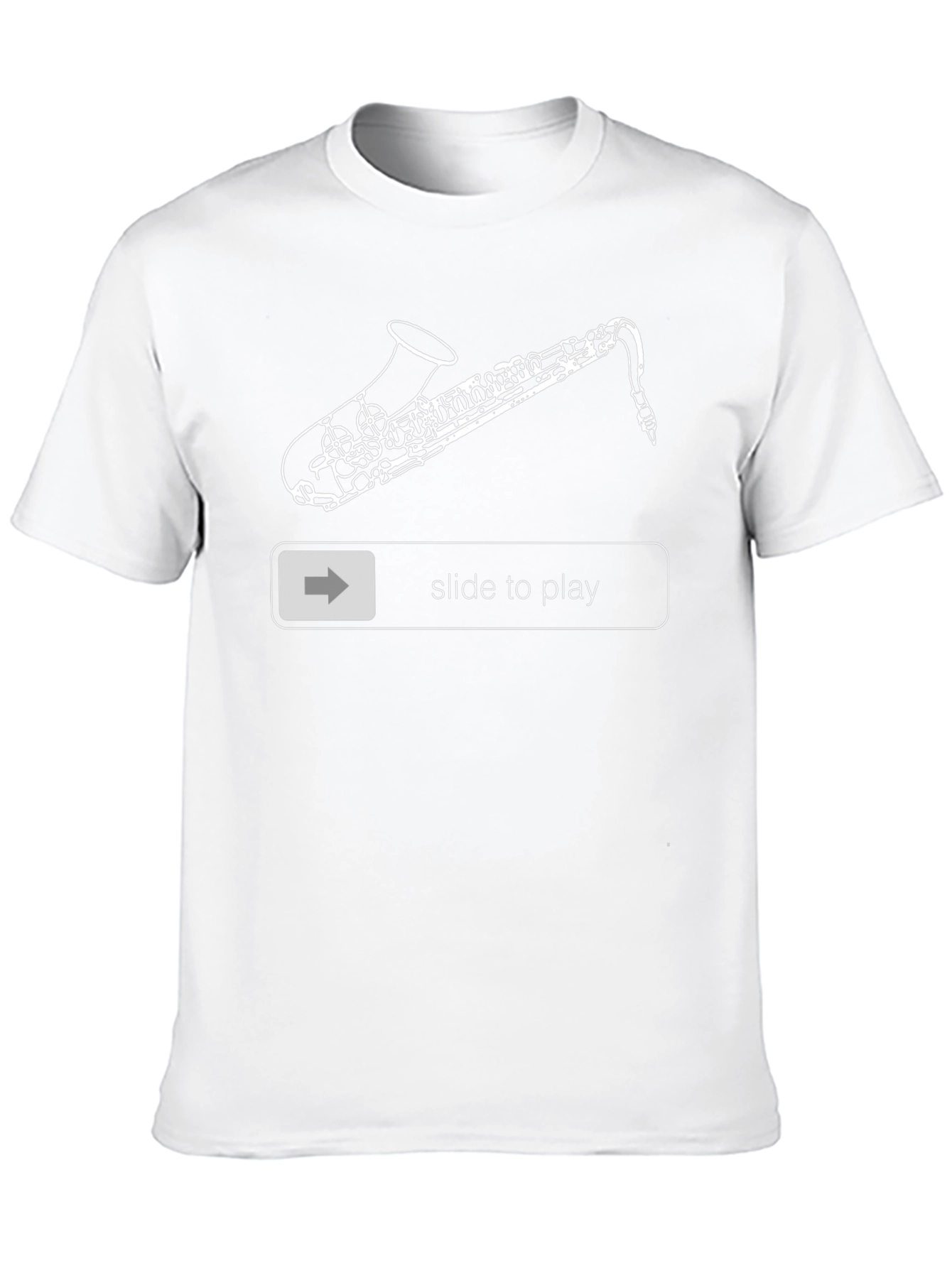 Saxophone Slide to Play Graphic T-Shirt