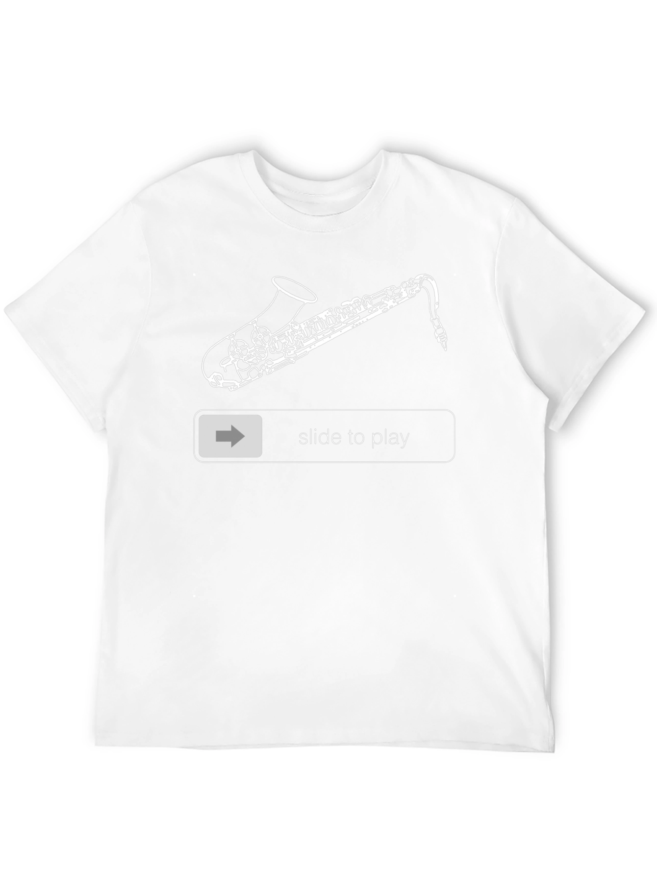 Saxophone Slide to Play Graphic T-Shirt