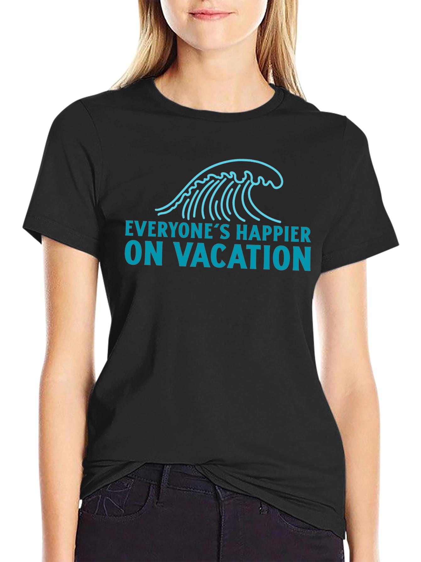 Vacation Wave Graphic Tee - Relaxed Fit