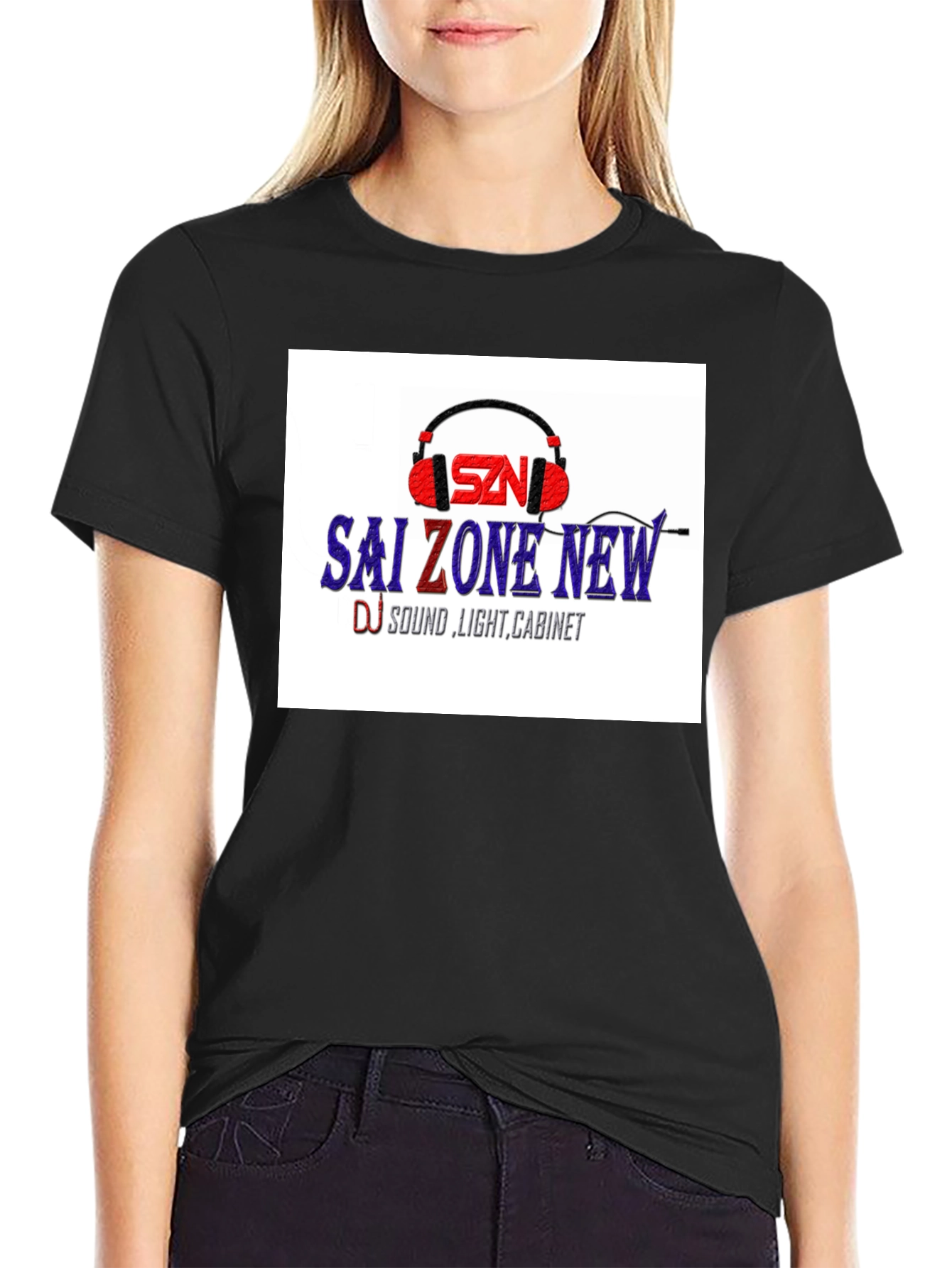 Sai Zone New Black Graphic T-Shirt
