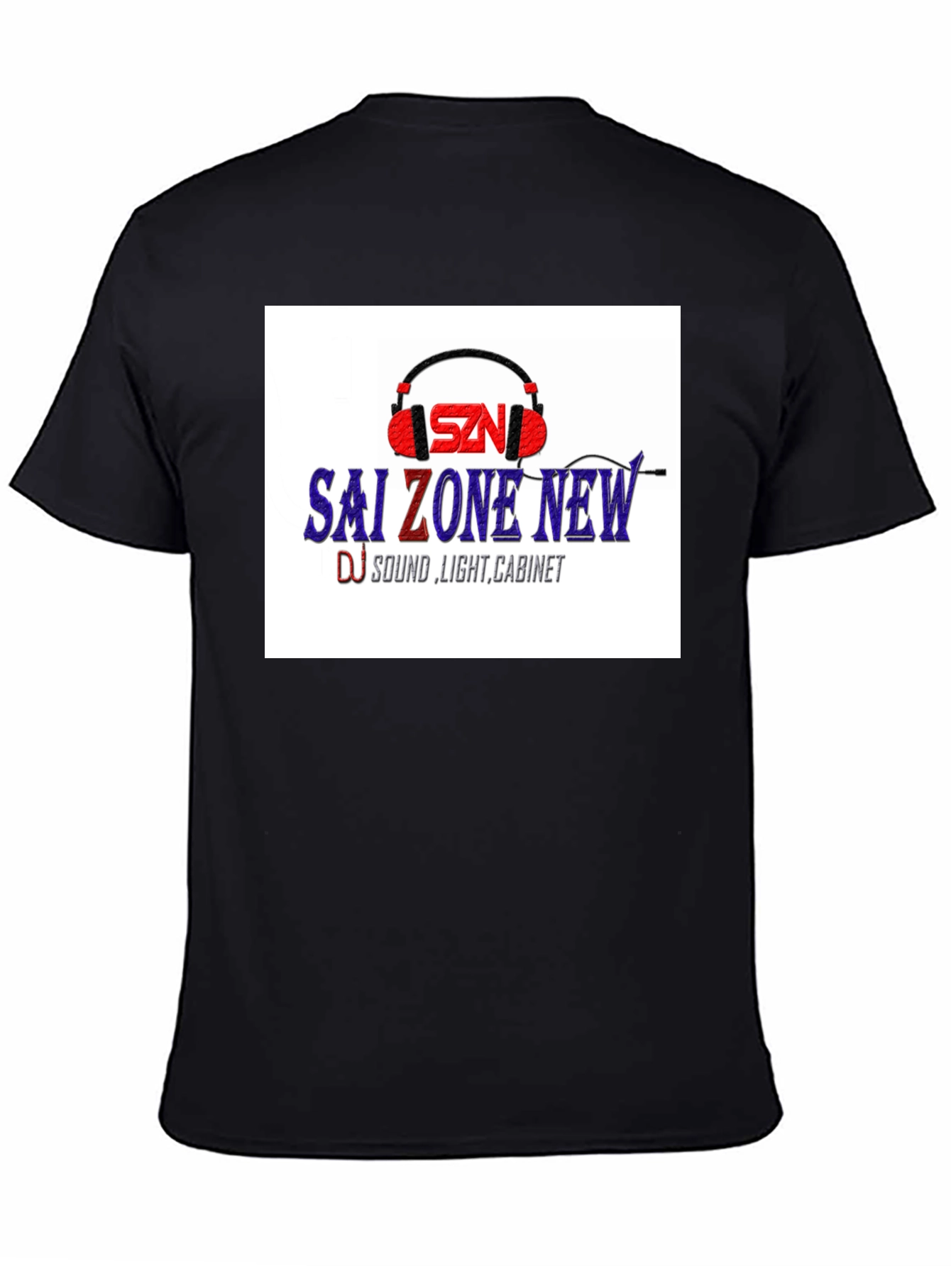 Sai Zone New Black Graphic T-Shirt