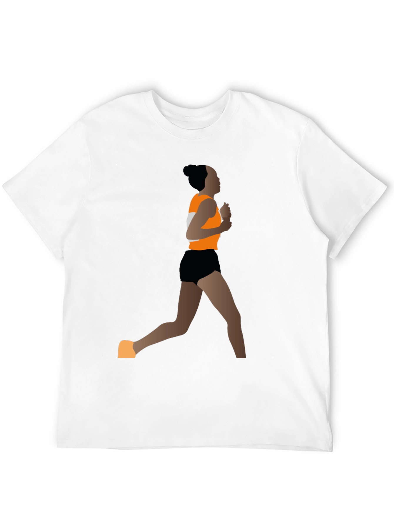 Runner Graphic Tee - Black Athletic Style Shirt
