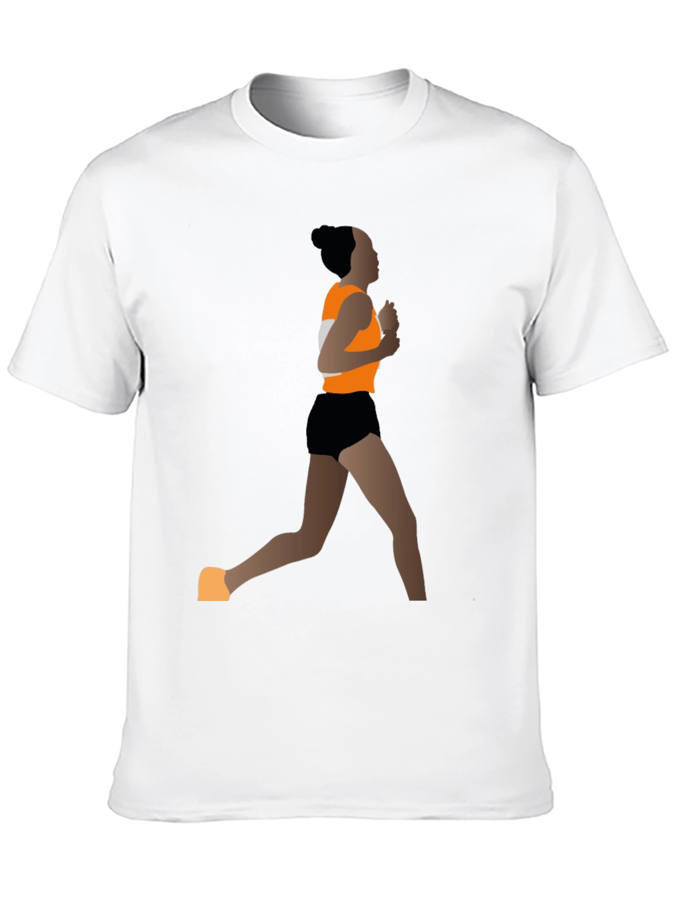 Runner Graphic Tee - Black Athletic Style Shirt