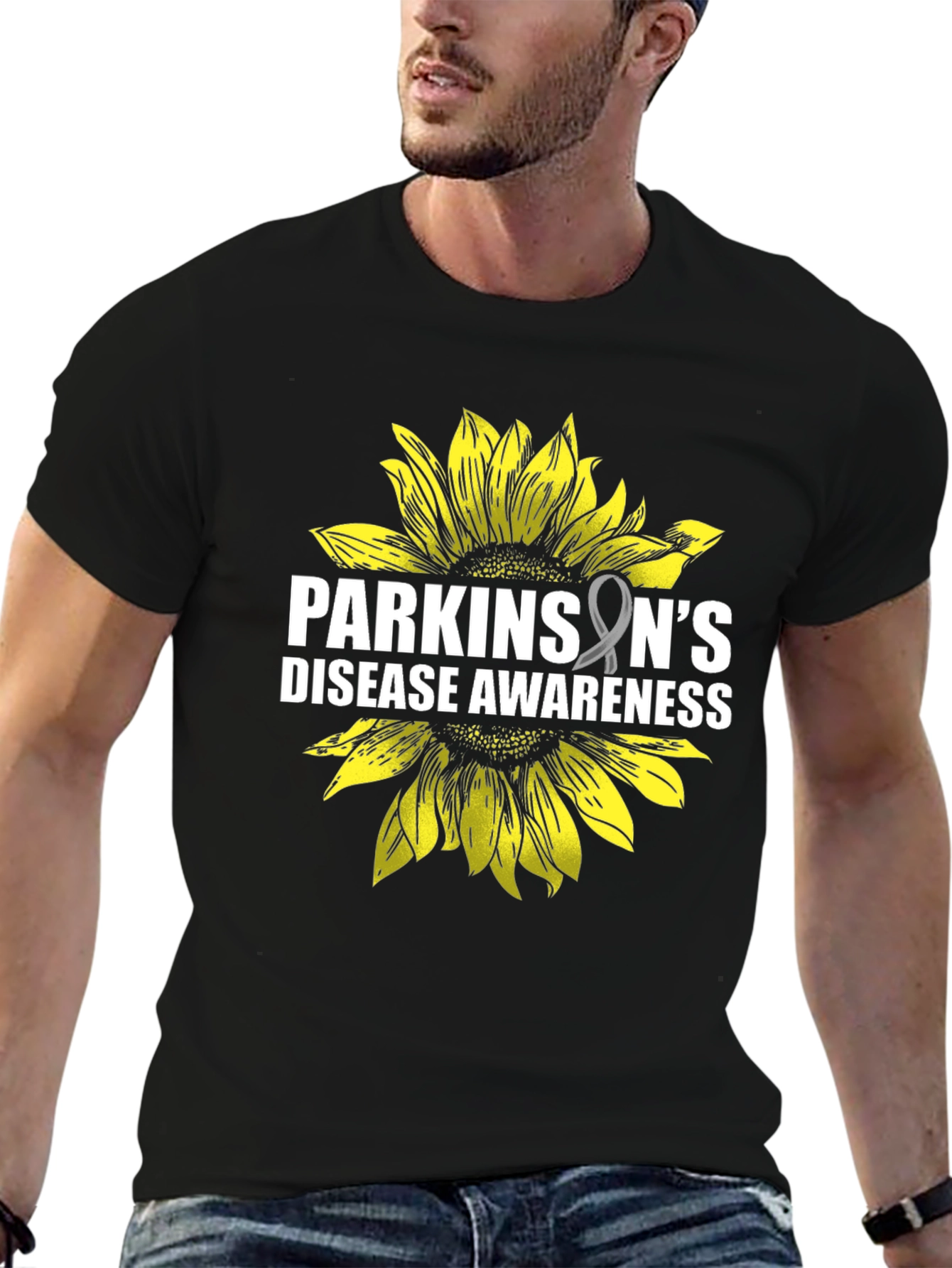 Parkinsons Disease Awareness Sunflower Tee