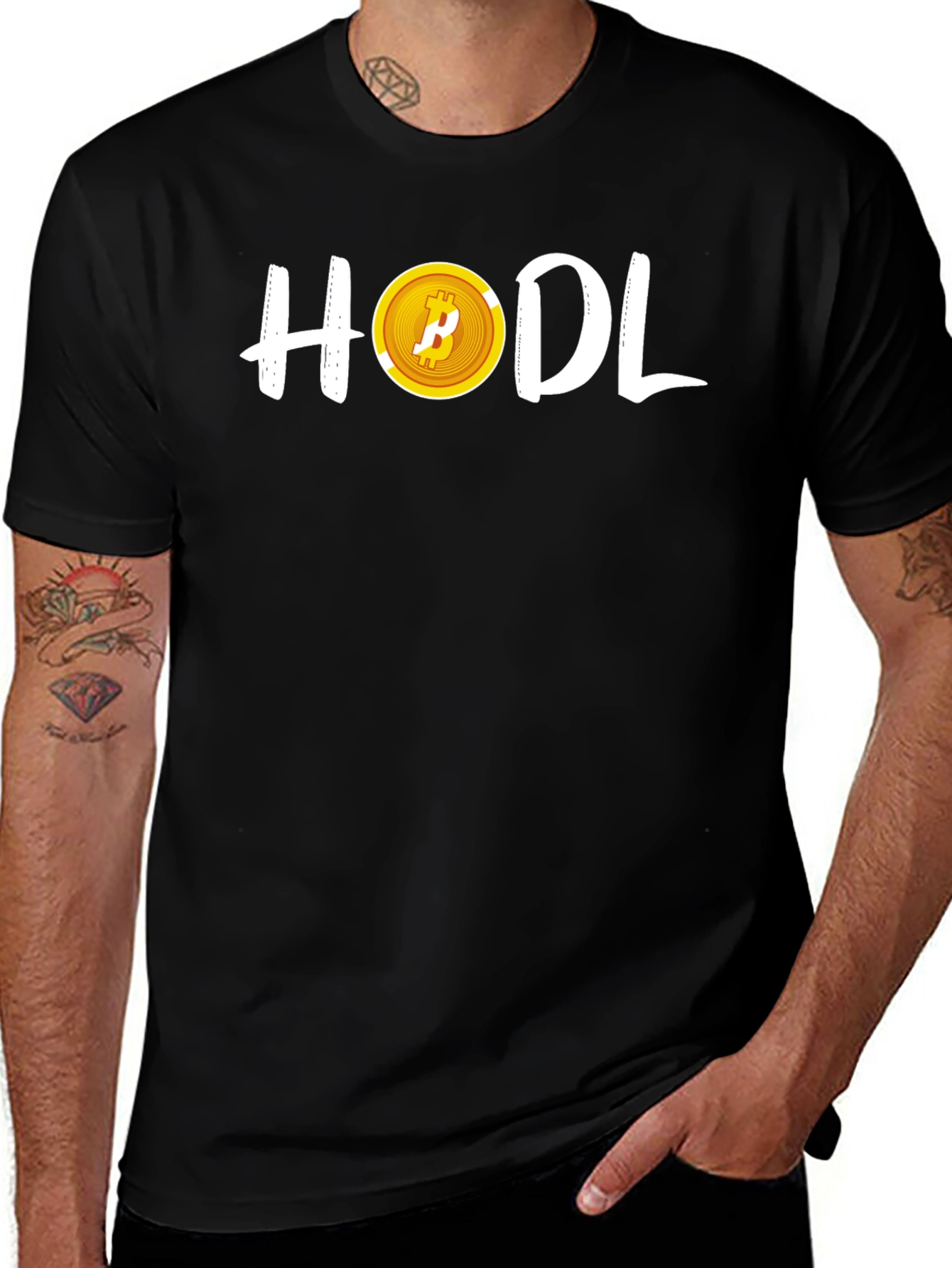 HODL Bitcoin Crypto T-Shirt - Investor Tee