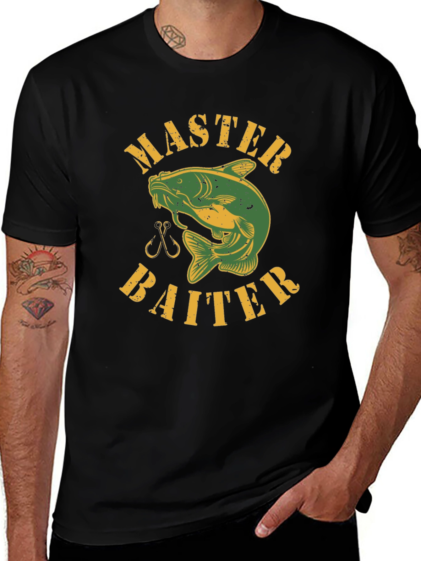 Master Baiter Fishing T-Shirt - Humorous Angler Tee