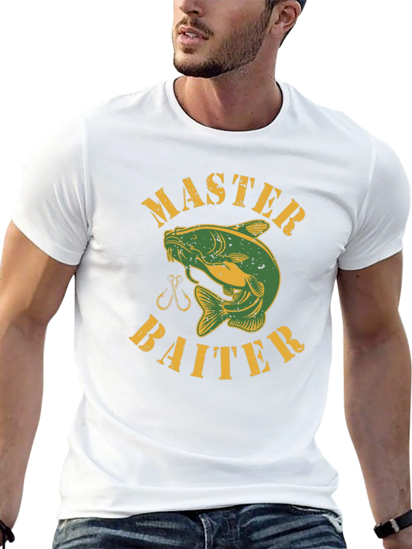 Master Baiter Fishing T-Shirt - Humorous Angler Tee