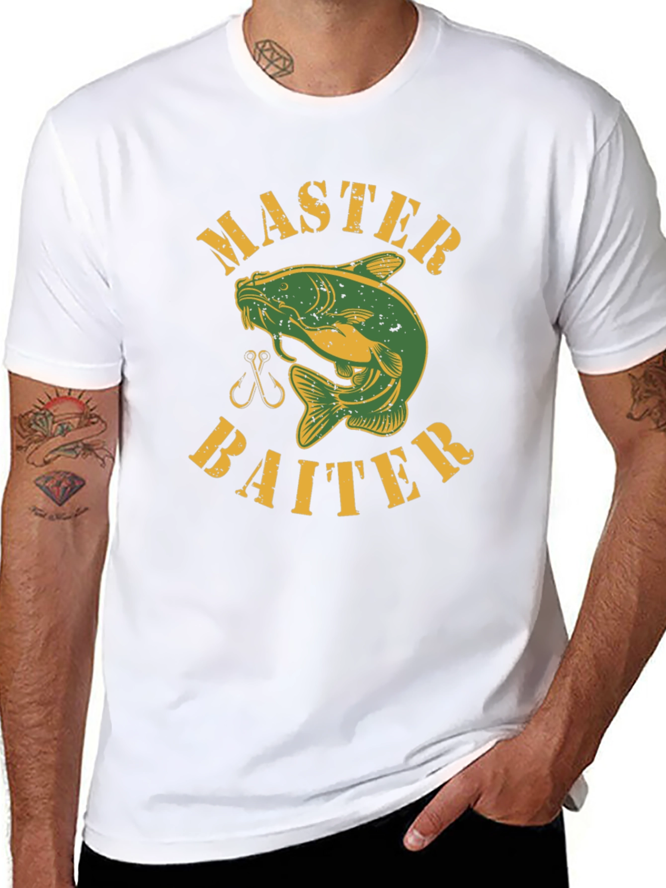Master Baiter Fishing T-Shirt - Humorous Angler Tee