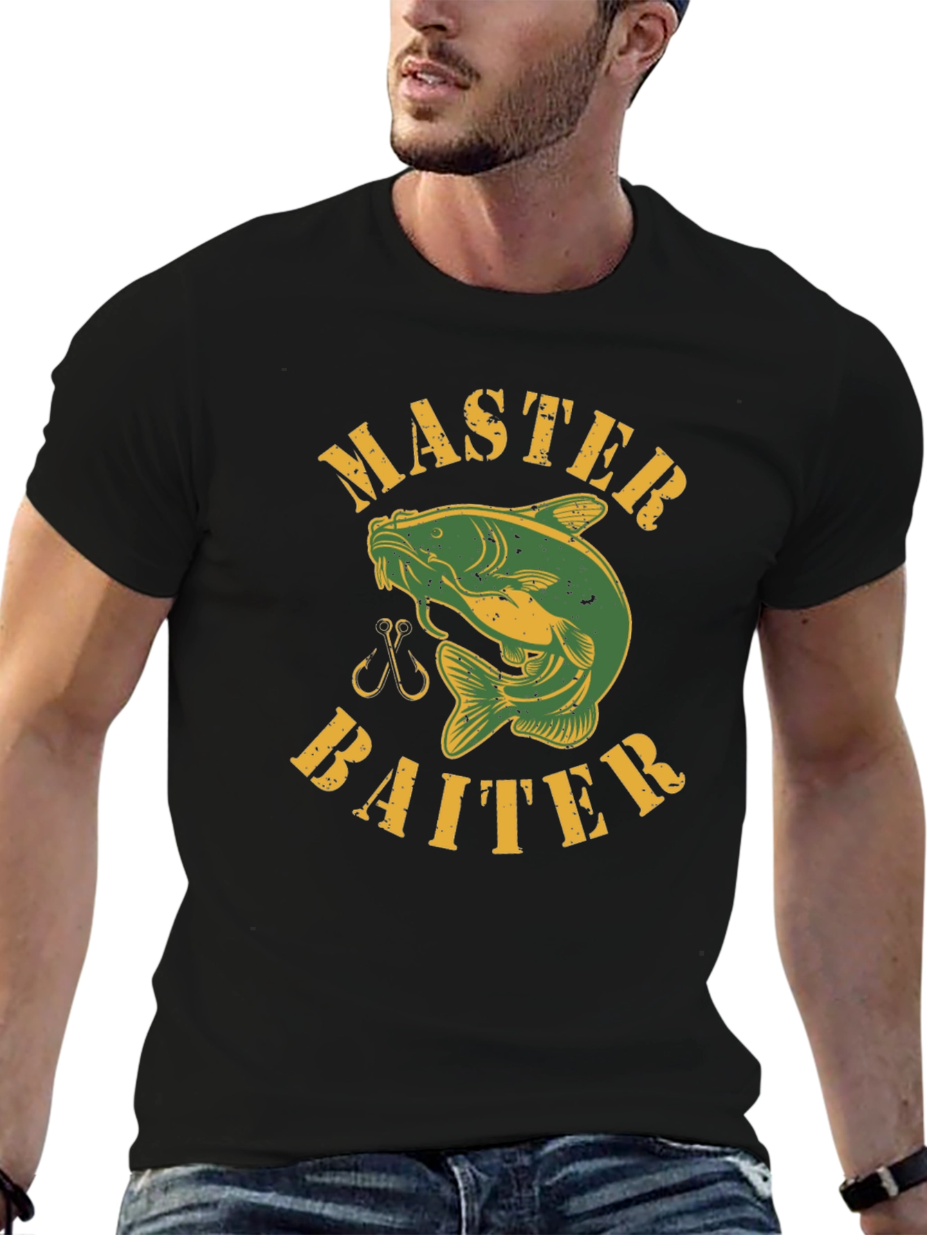 Master Baiter Fishing T-Shirt - Humorous Angler Tee