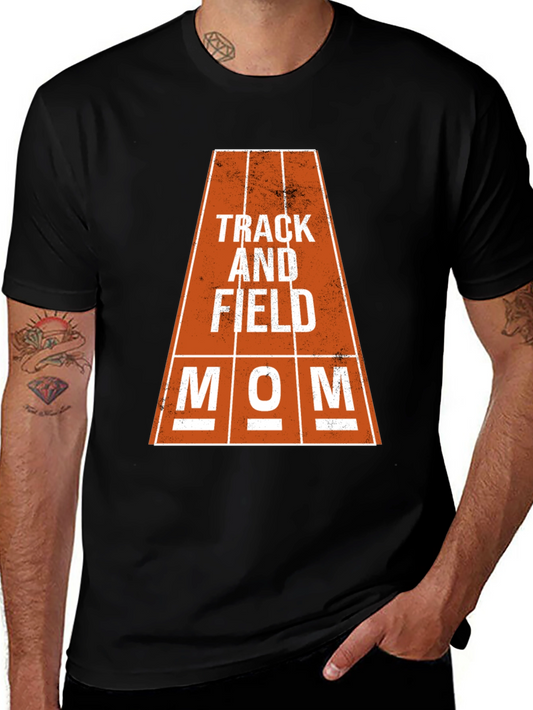 Track and Field Mom Graphic Tee