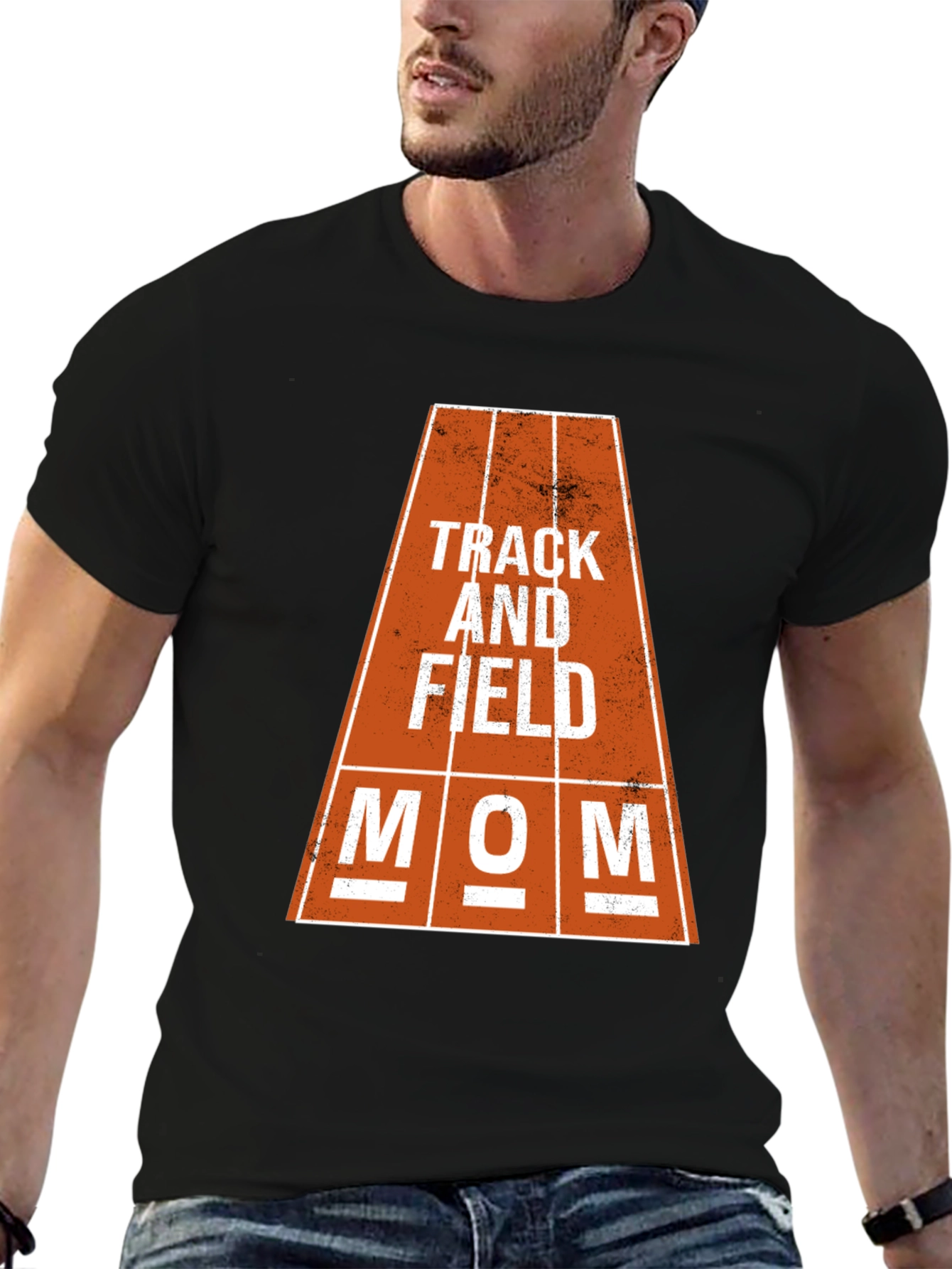 Track and Field Mom Graphic Tee