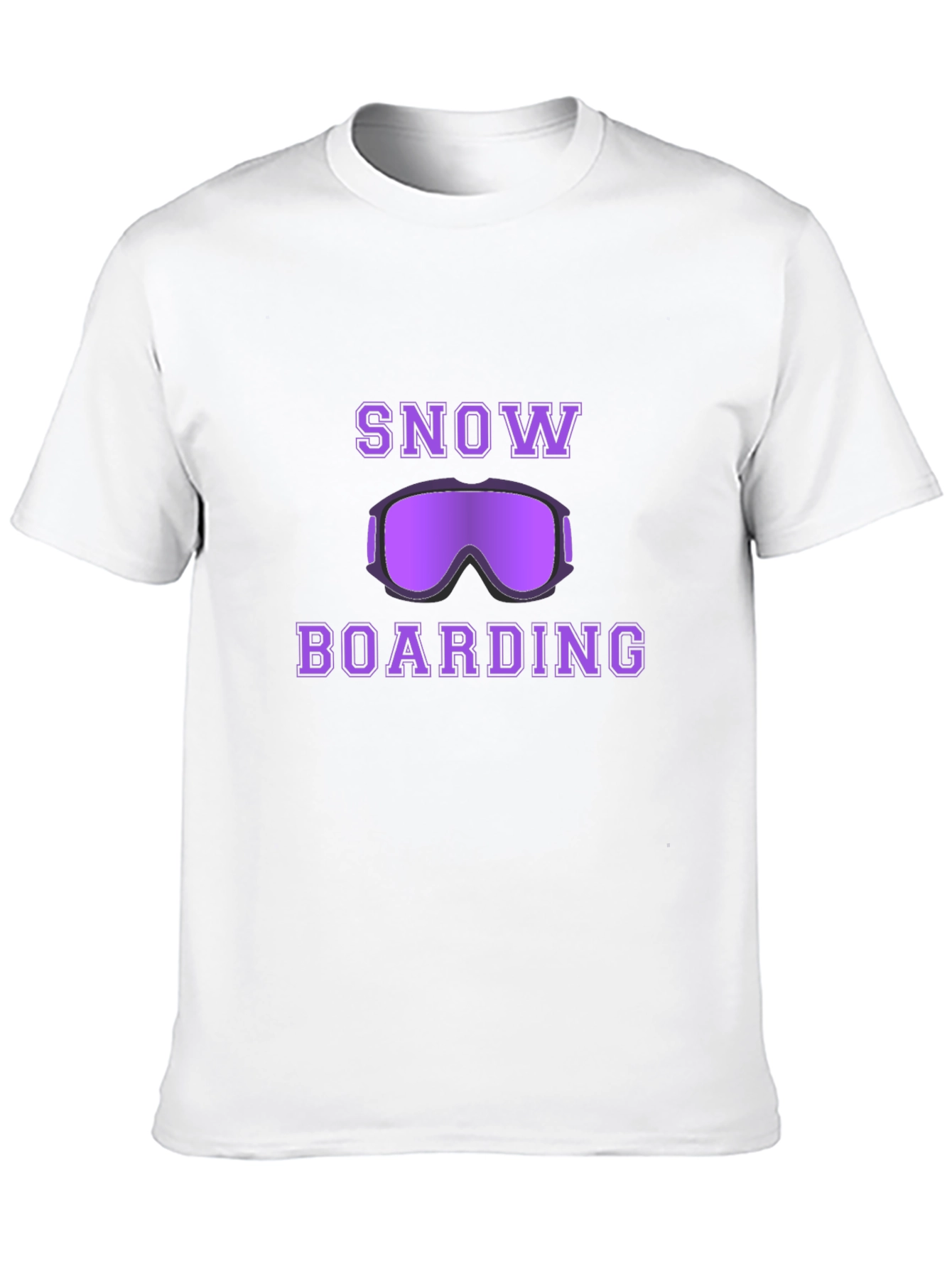 Snowboarding Goggles T-Shirt - Stylish Black Tee