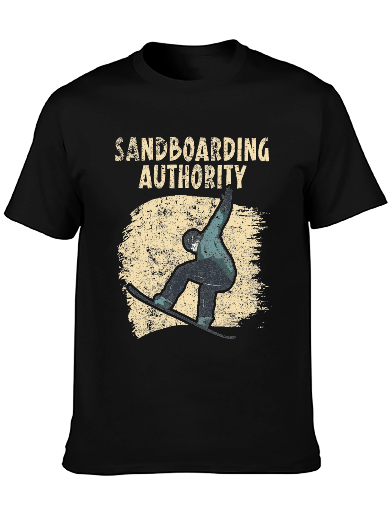 Sandboarding Authority Black T-Shirt