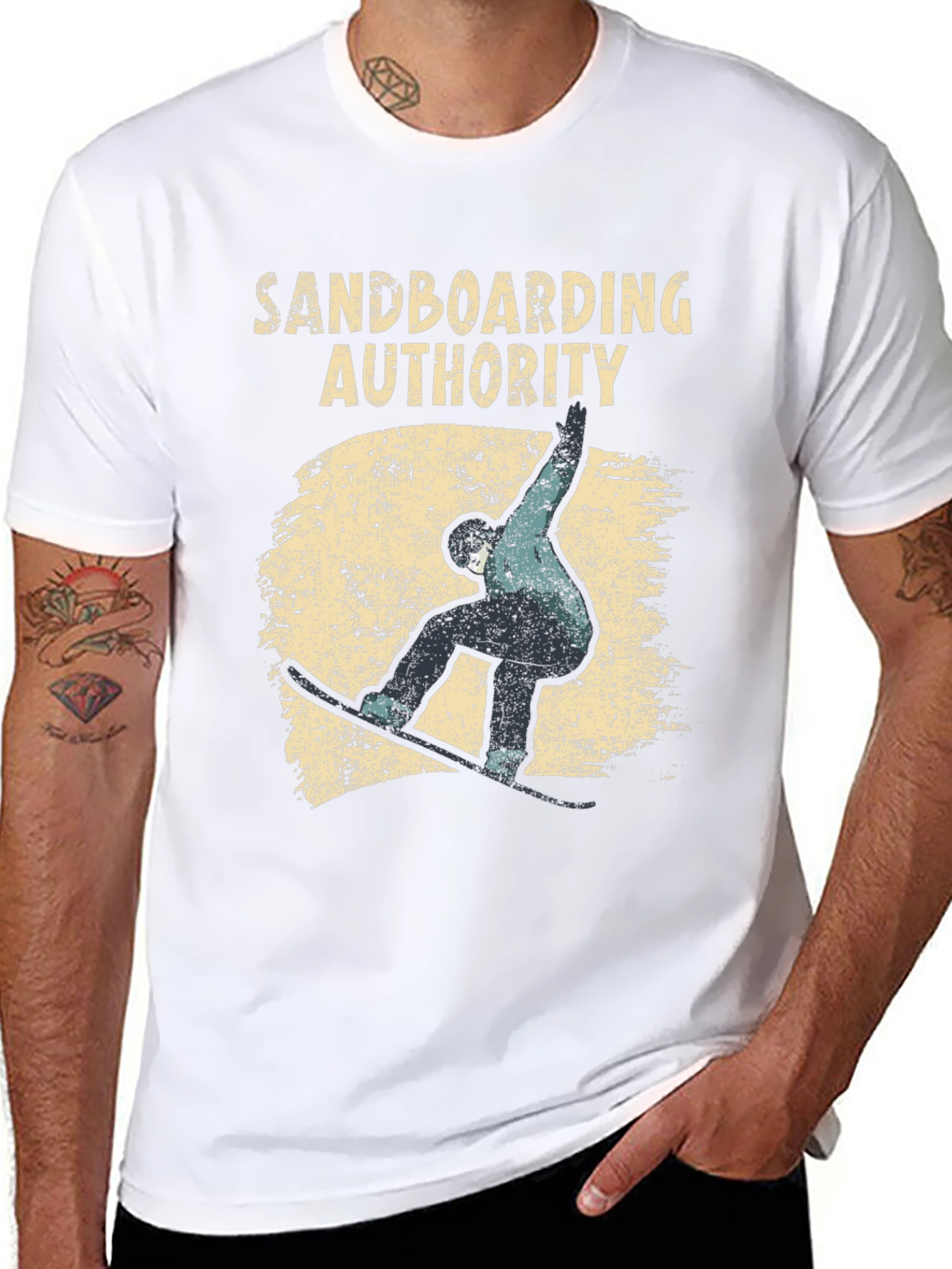 Sandboarding Authority Black T-Shirt