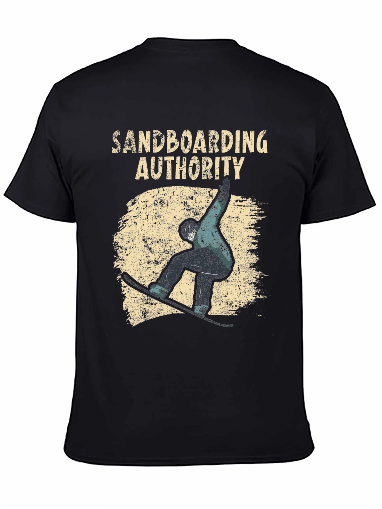 Sandboarding Authority Black T-Shirt