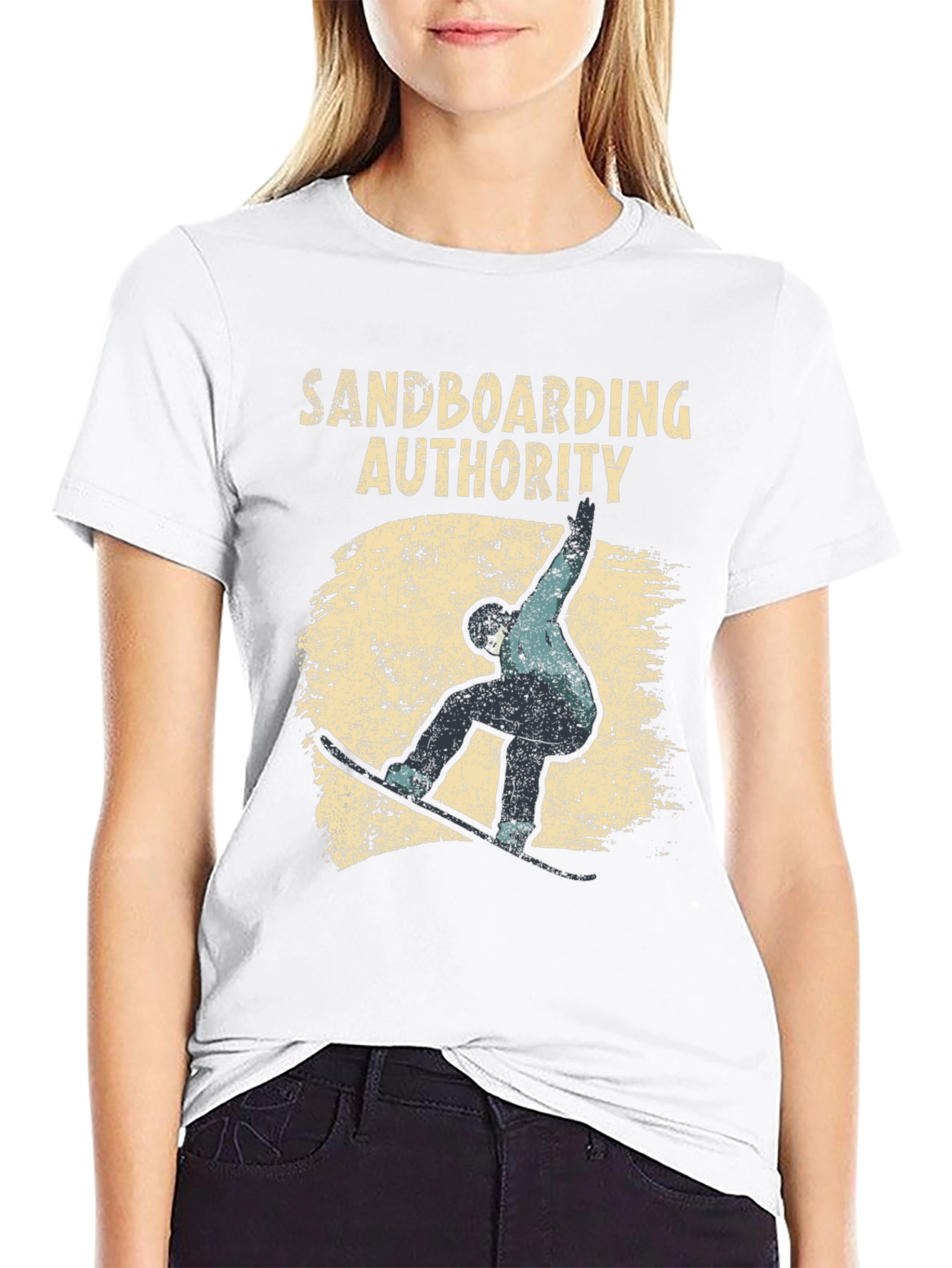 Sandboarding Authority Black T-Shirt