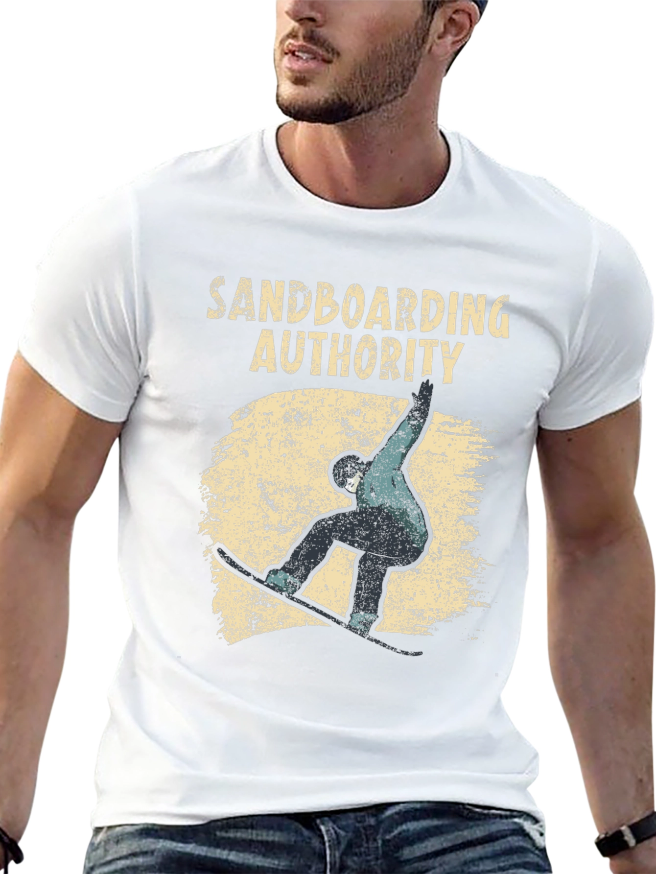 Sandboarding Authority Black T-Shirt