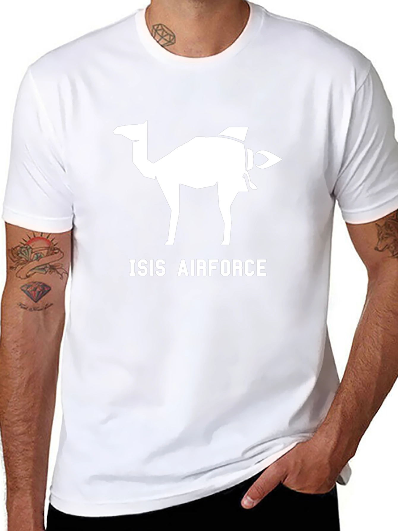 ISIS Airforce Camel Jet Funny T-Shirt