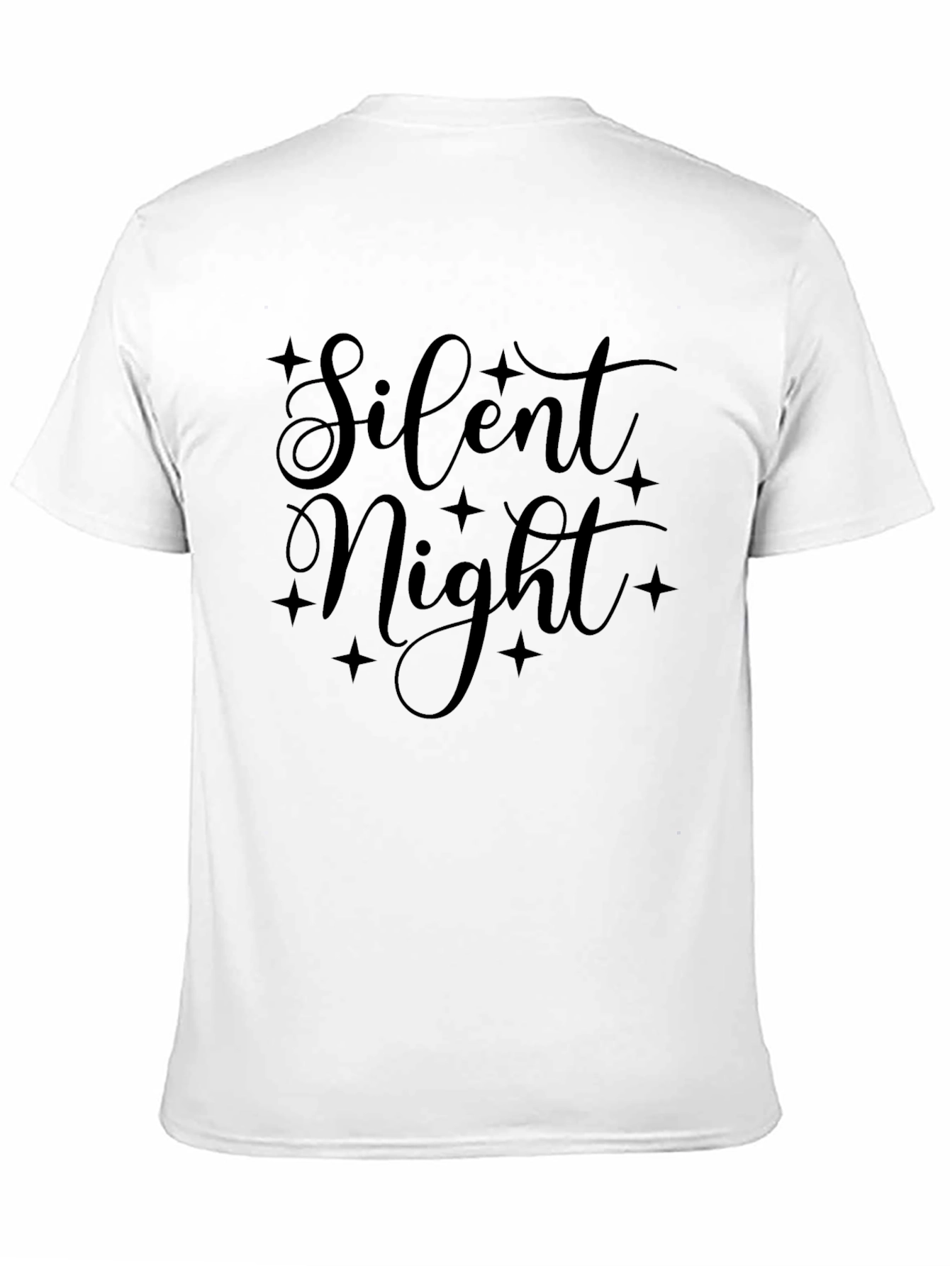 Silent Night Graphic Tee - Mens Black T-Shirt