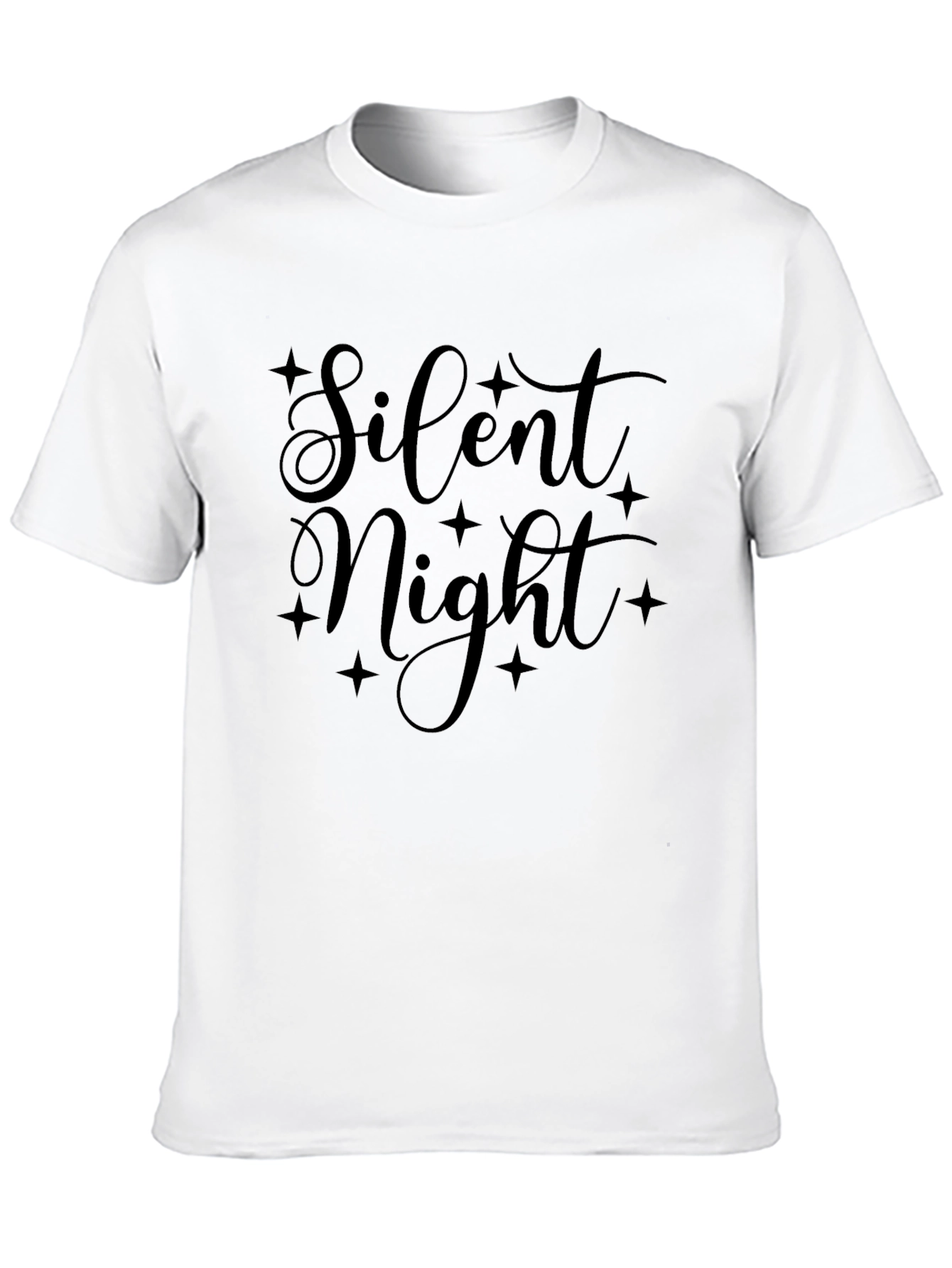 Silent Night Graphic Tee - Mens Black T-Shirt