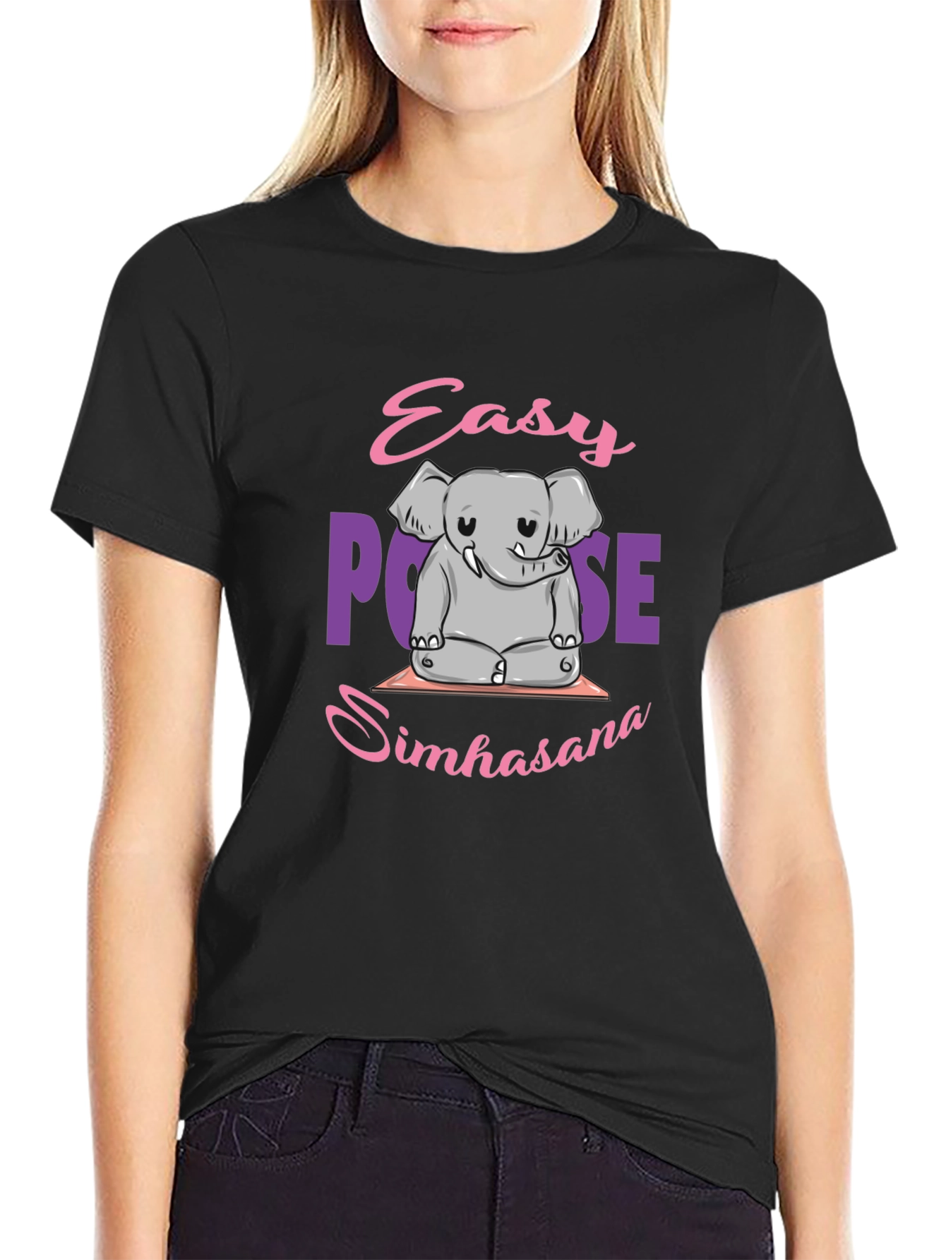 Easy Pose Simhasana T-Shirt