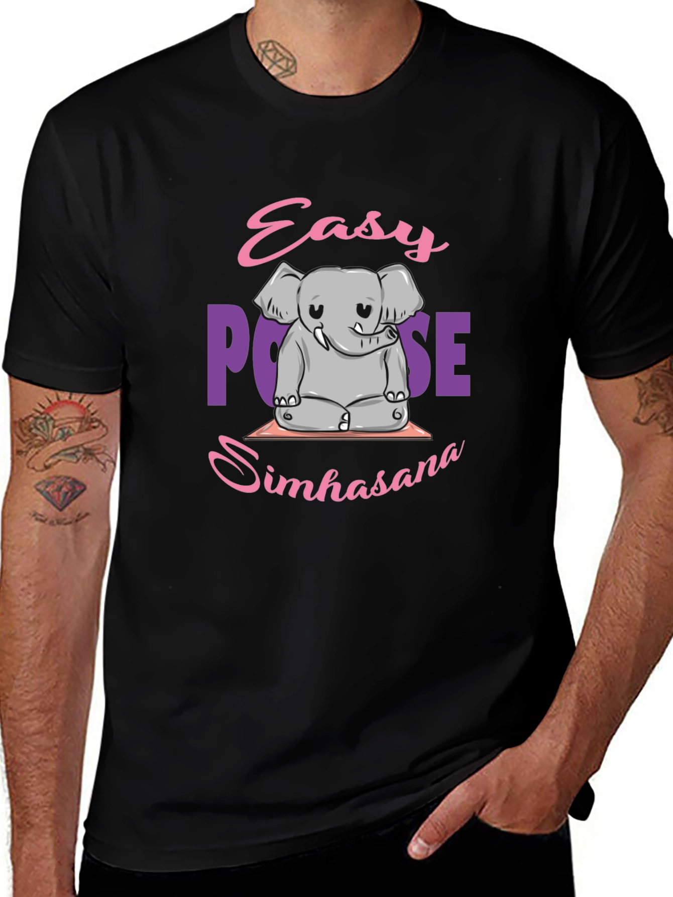 Easy Pose Simhasana T-Shirt