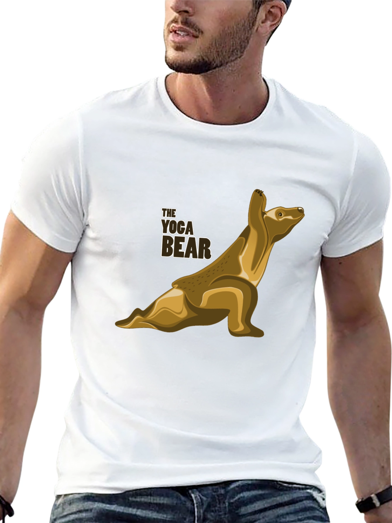 Yoga Bear T-Shirt - Unique Design