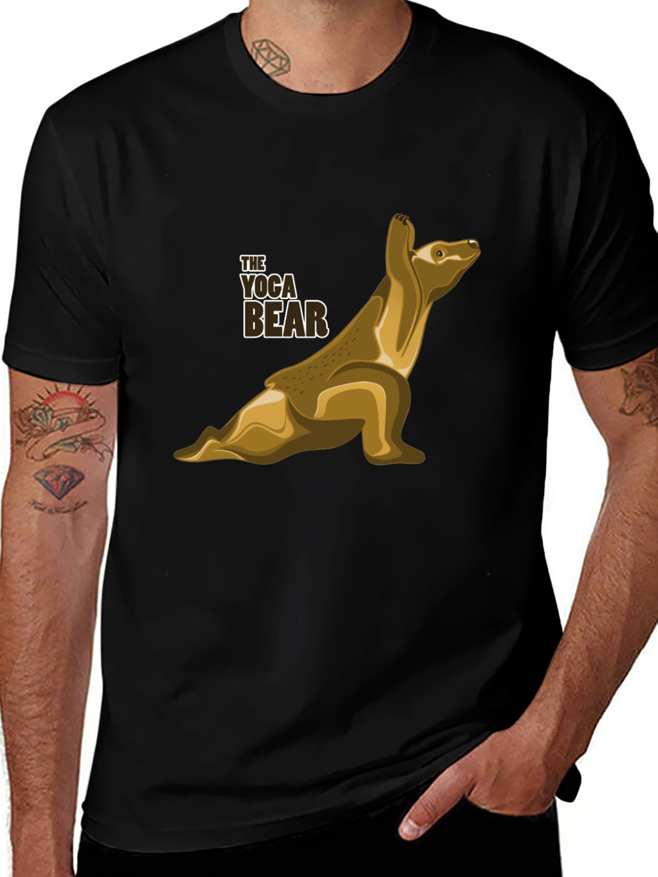 Yoga Bear T-Shirt - Unique Design