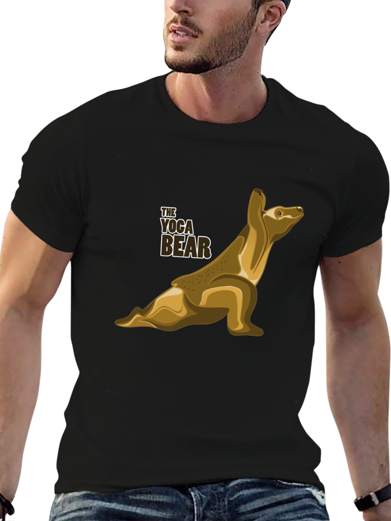 Yoga Bear T-Shirt - Unique Design