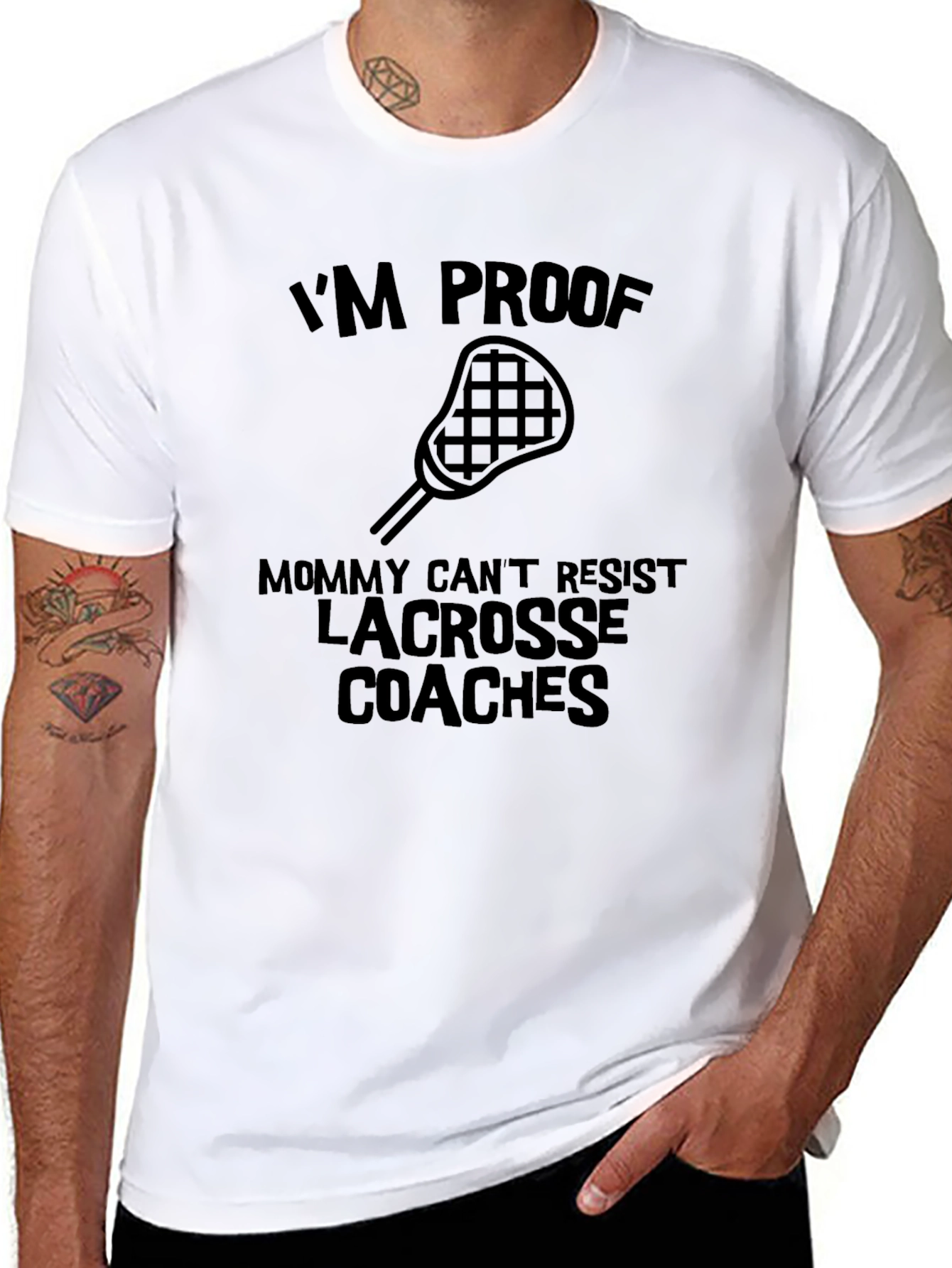 Lacrosse Coachs Son T-Shirt - Im Proof...