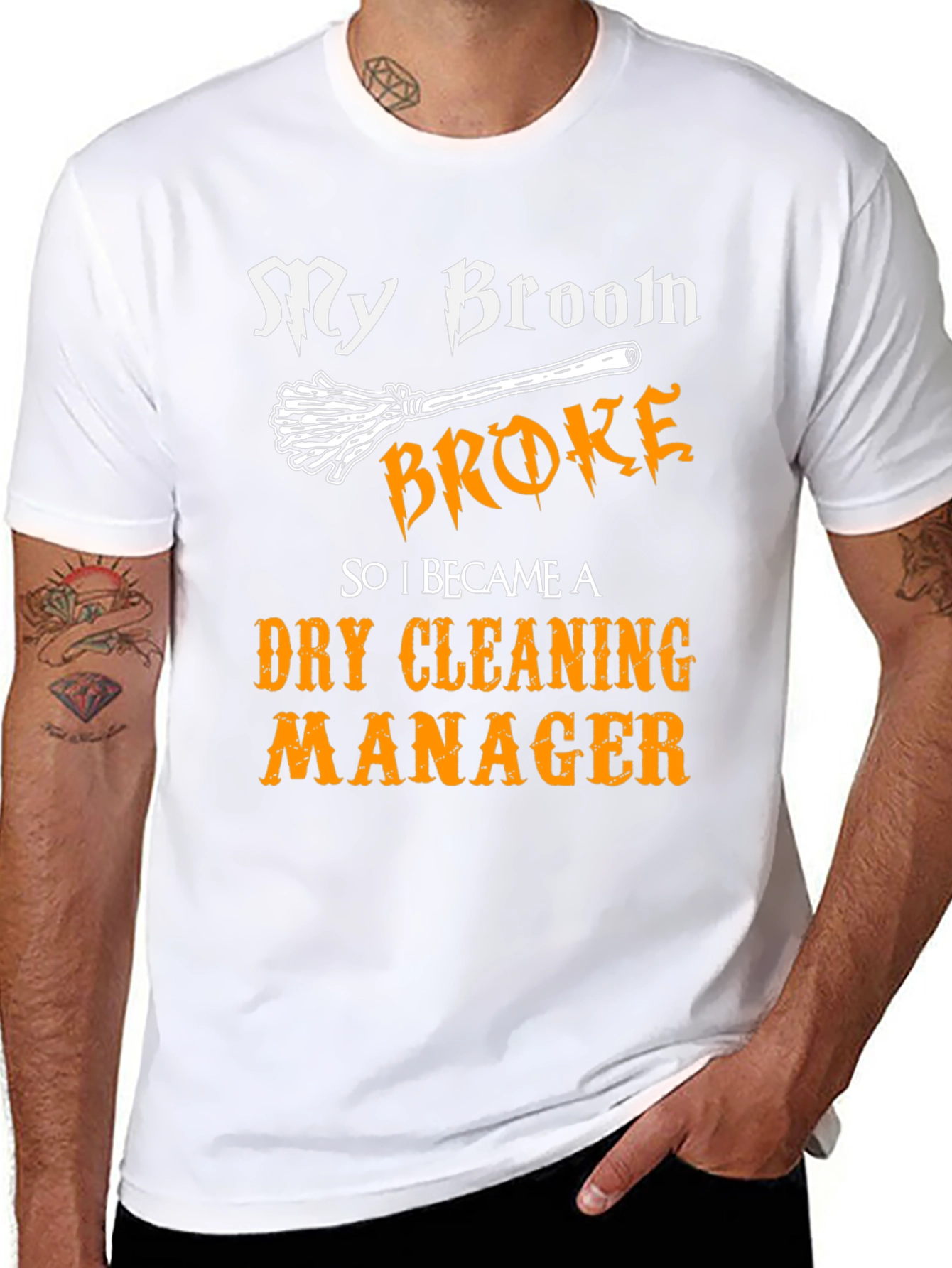 Funny Dry Cleaning Manager T-Shirt