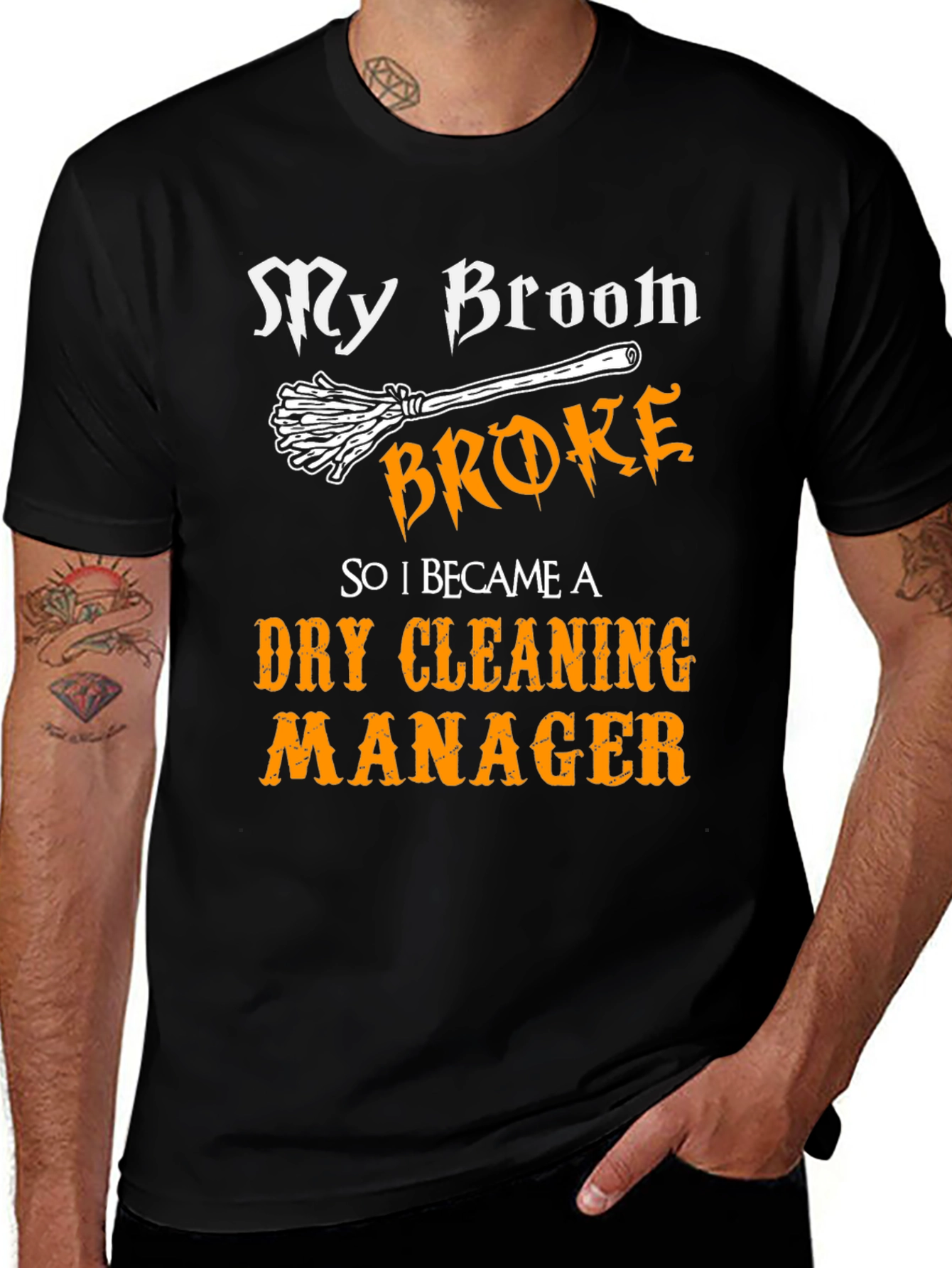 Funny Dry Cleaning Manager T-Shirt