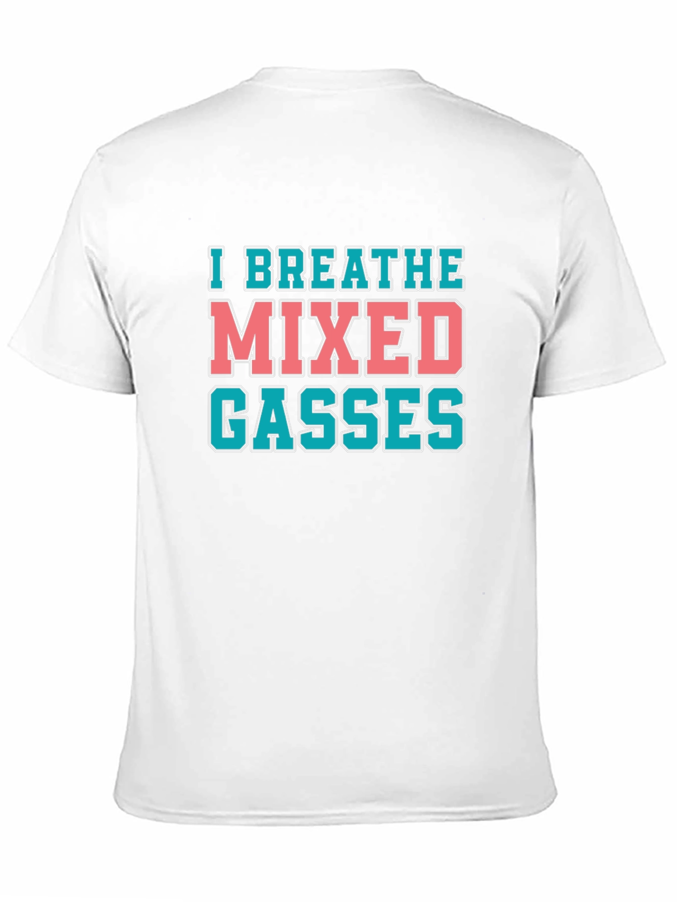 I Breathe Mixed Gasses Black T-Shirt