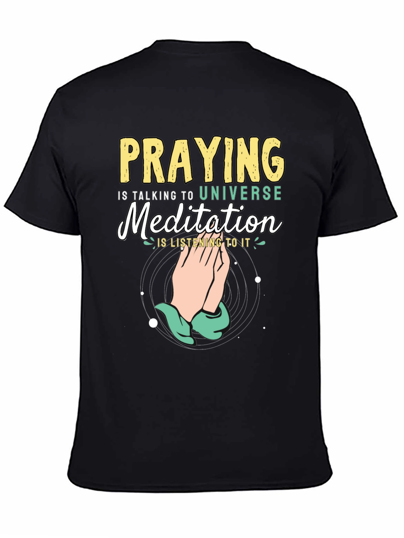 Praying Meditation Graphic Tee