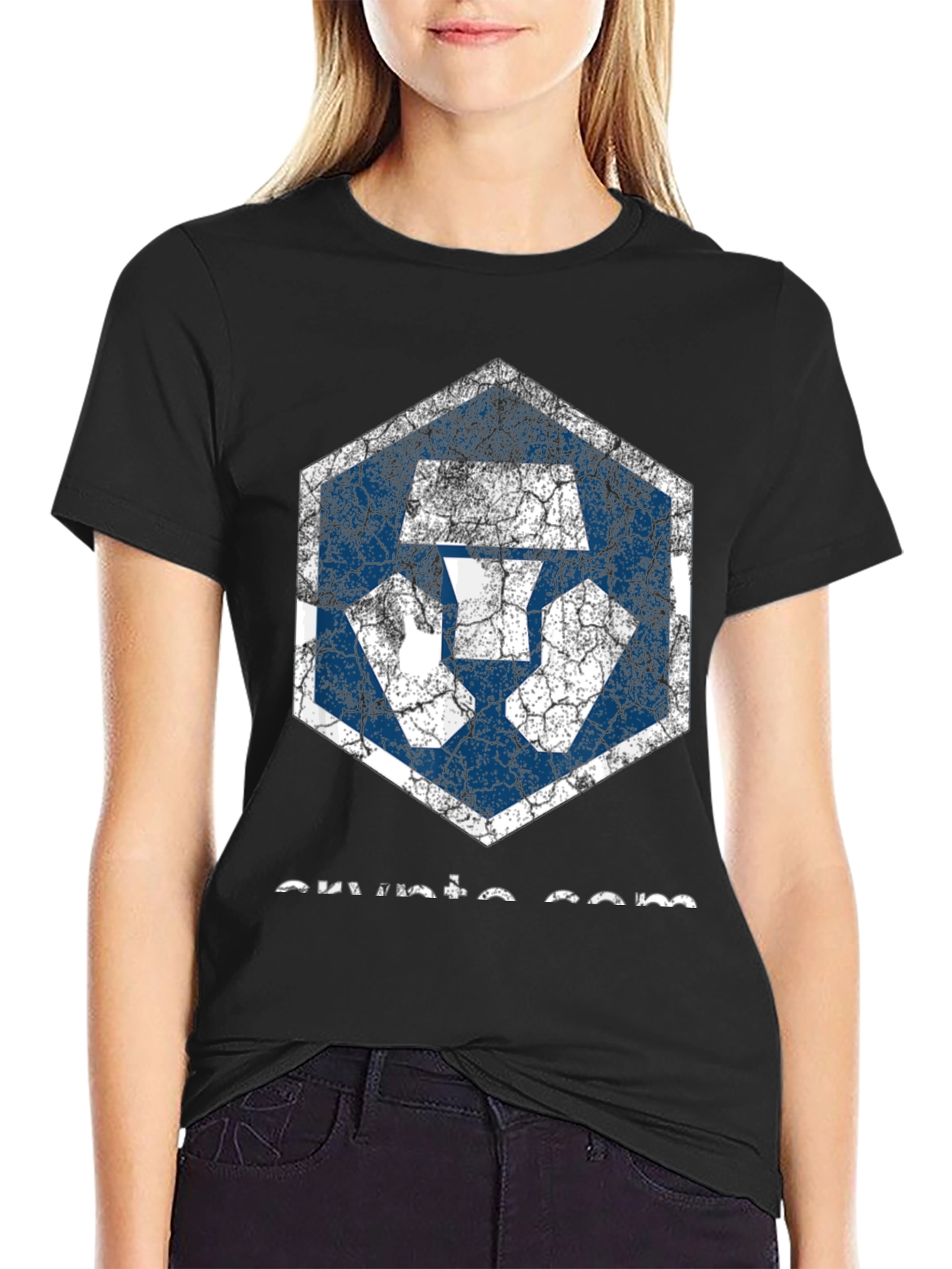 Crypto.com Distressed Logo T-Shirt