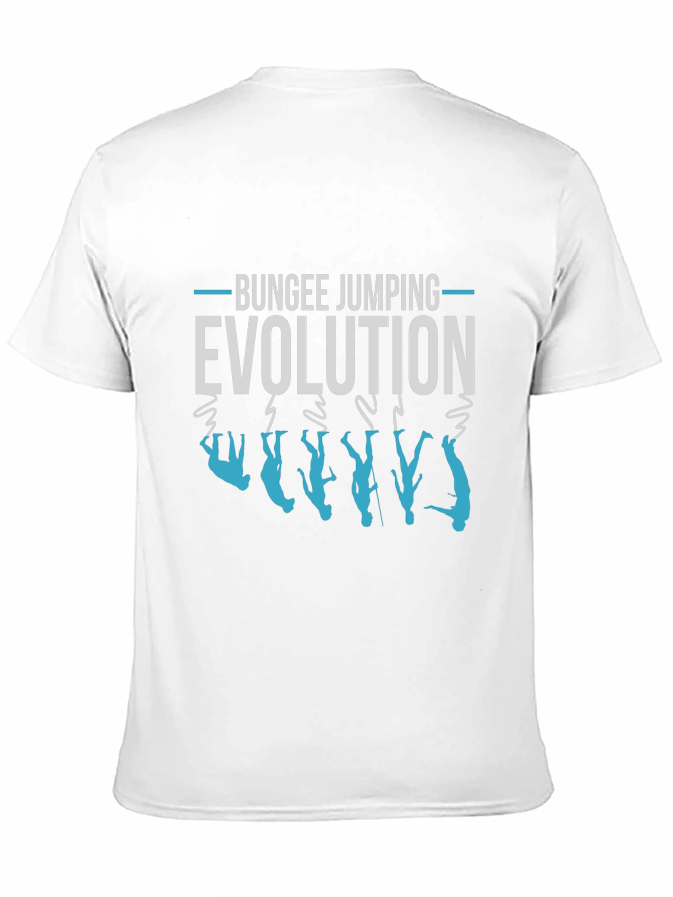 Bungee Jumping Evolution Graphic Tee - Adventure Ready!