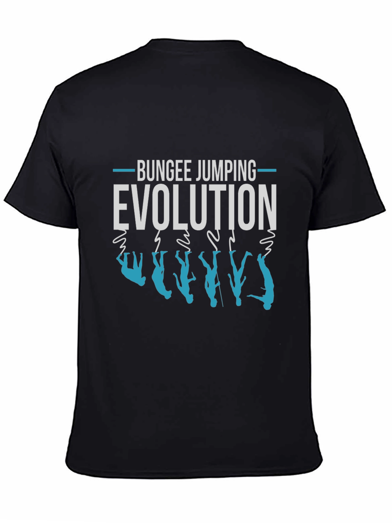 Bungee Jumping Evolution Graphic Tee - Adventure Ready!