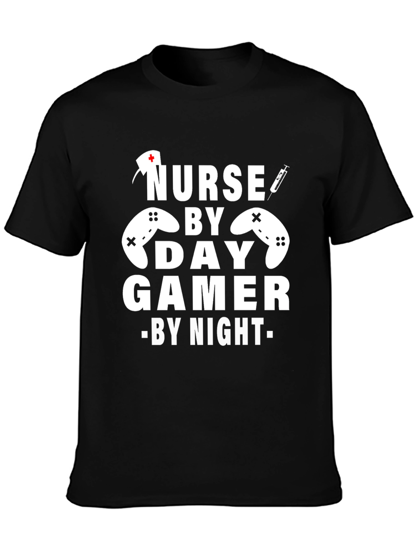 Nurse By Day Gamer By Night T-Shirt