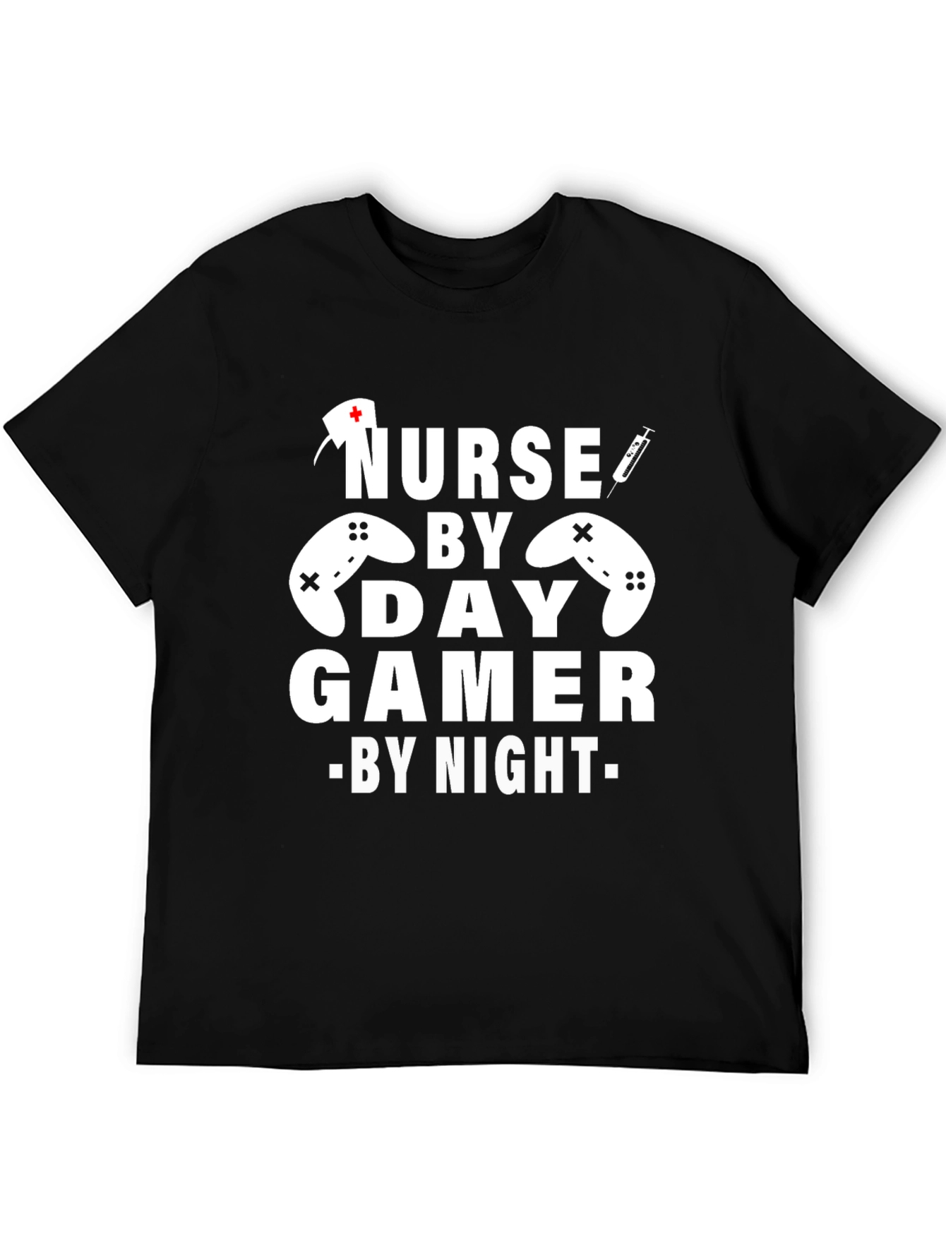 Nurse By Day Gamer By Night T-Shirt