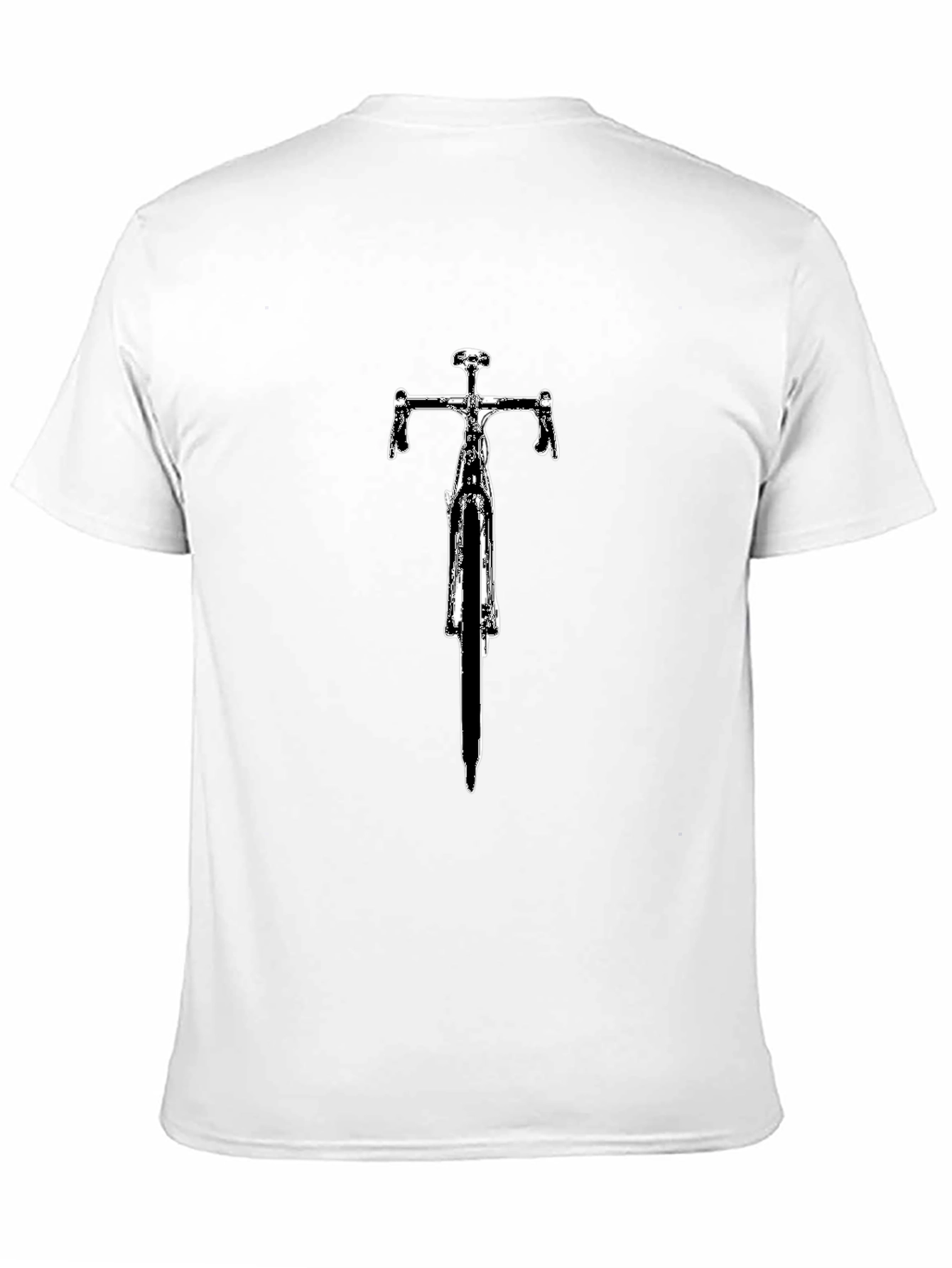 Mens Black Bicycle Graphic Tee