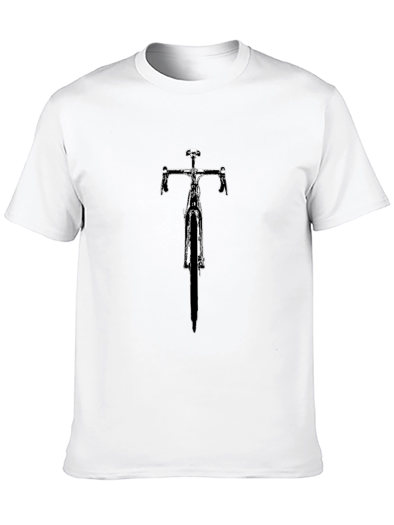 Mens Black Bicycle Graphic Tee