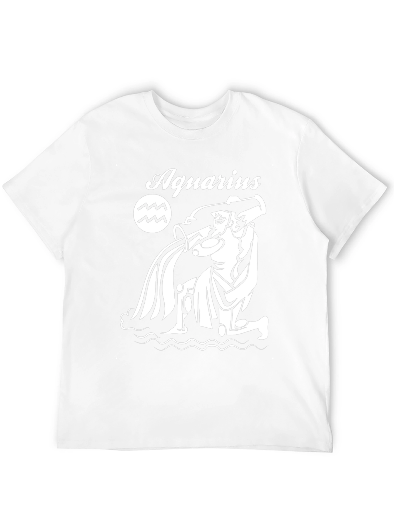 Aquarius Zodiac Sign Graphic T-Shirt