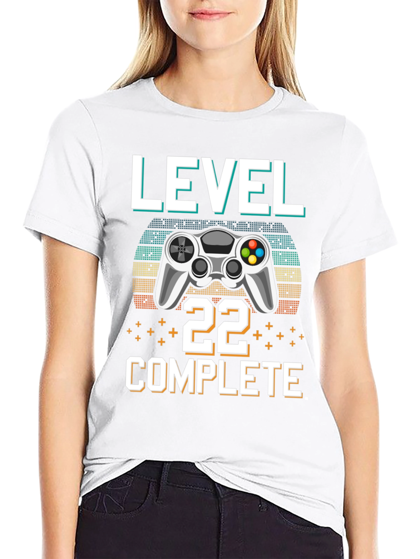 Level 22 Complete Gamer T-Shirt - Birthday Gift