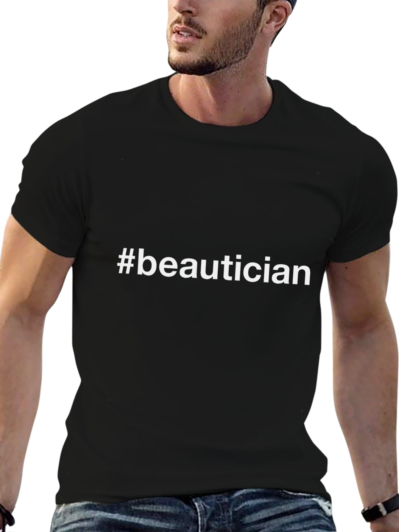 #beautician Graphic T-Shirt - Stylish Cotton Tee