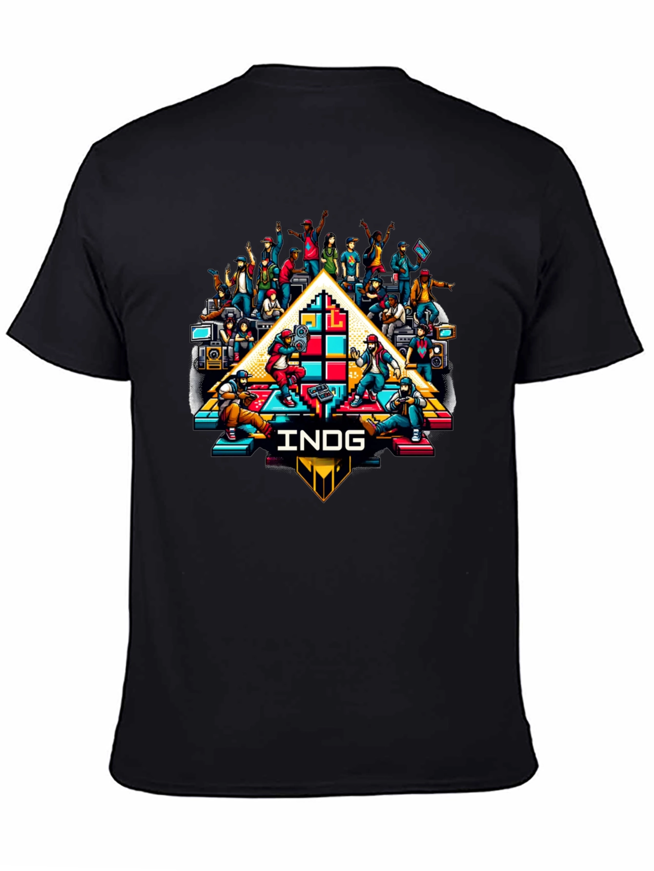 Retro Gaming Crew Black T-Shirt