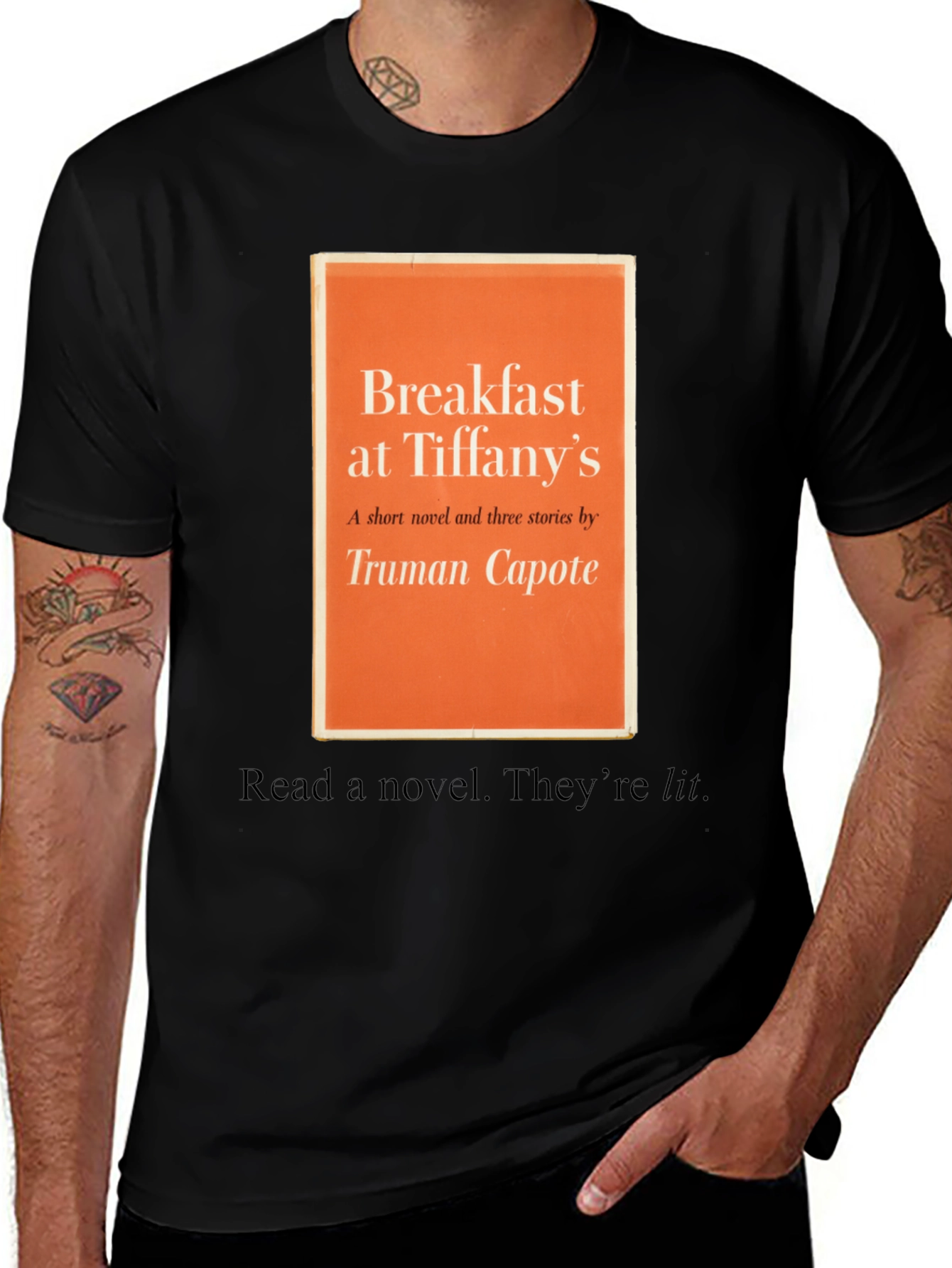 Breakfast at Tiffanys Novel T-Shirt