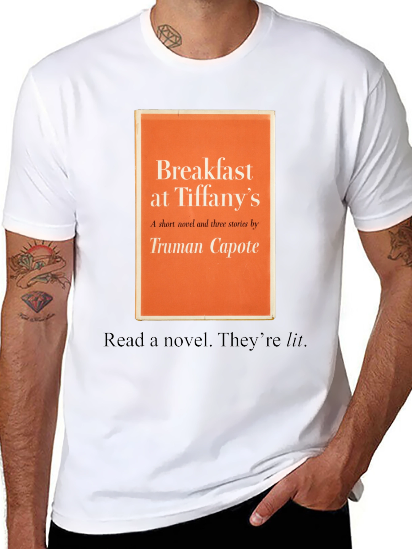 Breakfast at Tiffanys Novel T-Shirt